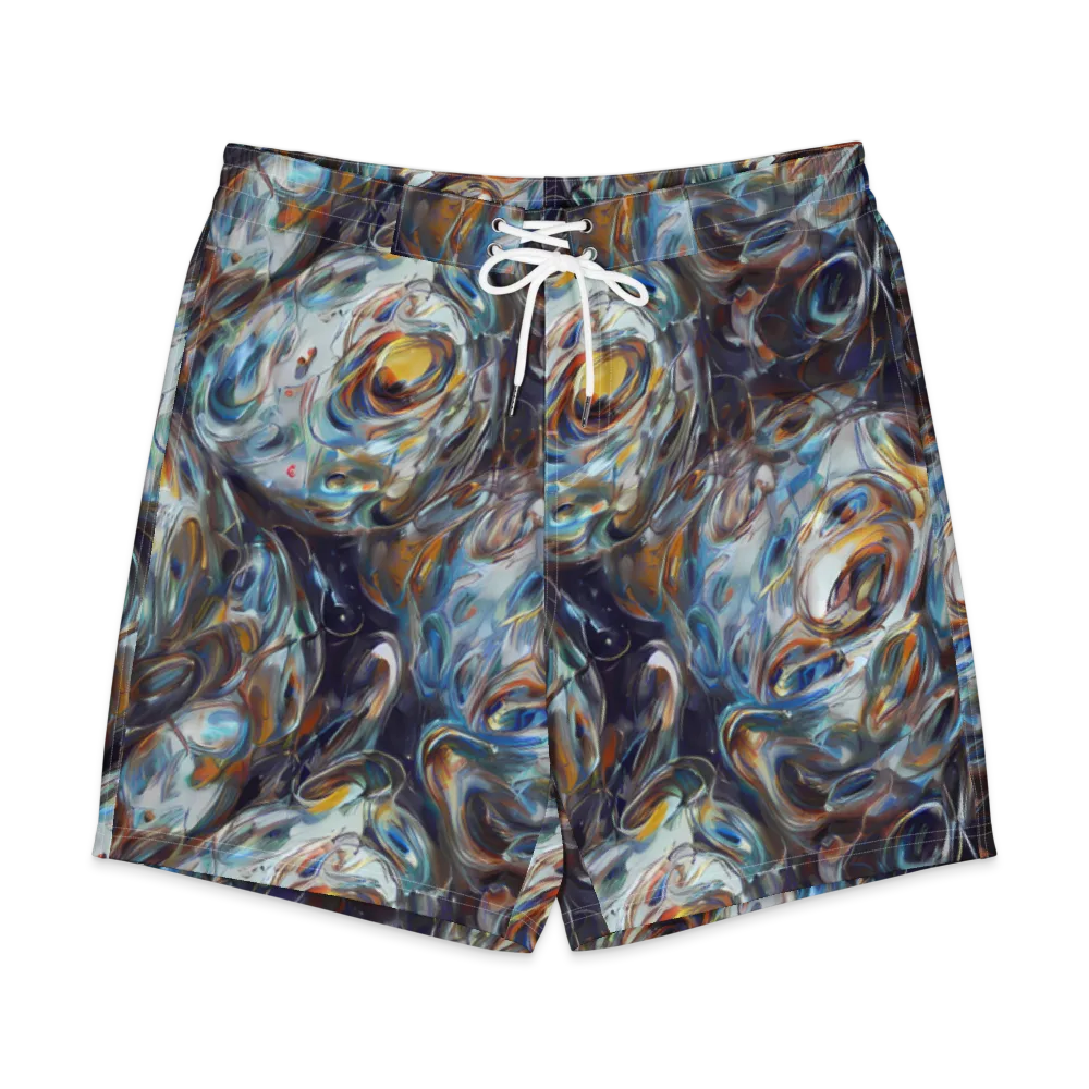 Mercury Bloom on Men's Board Shorts — Front
