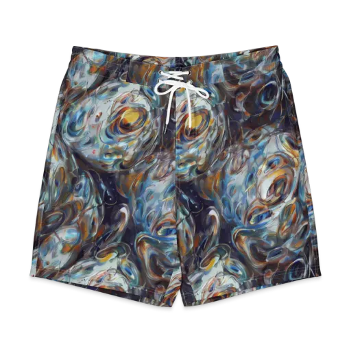 Mercury Bloom on a Men's Board Shorts