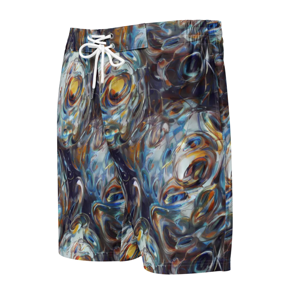 Mercury Bloom on Men's Board Shorts — Front