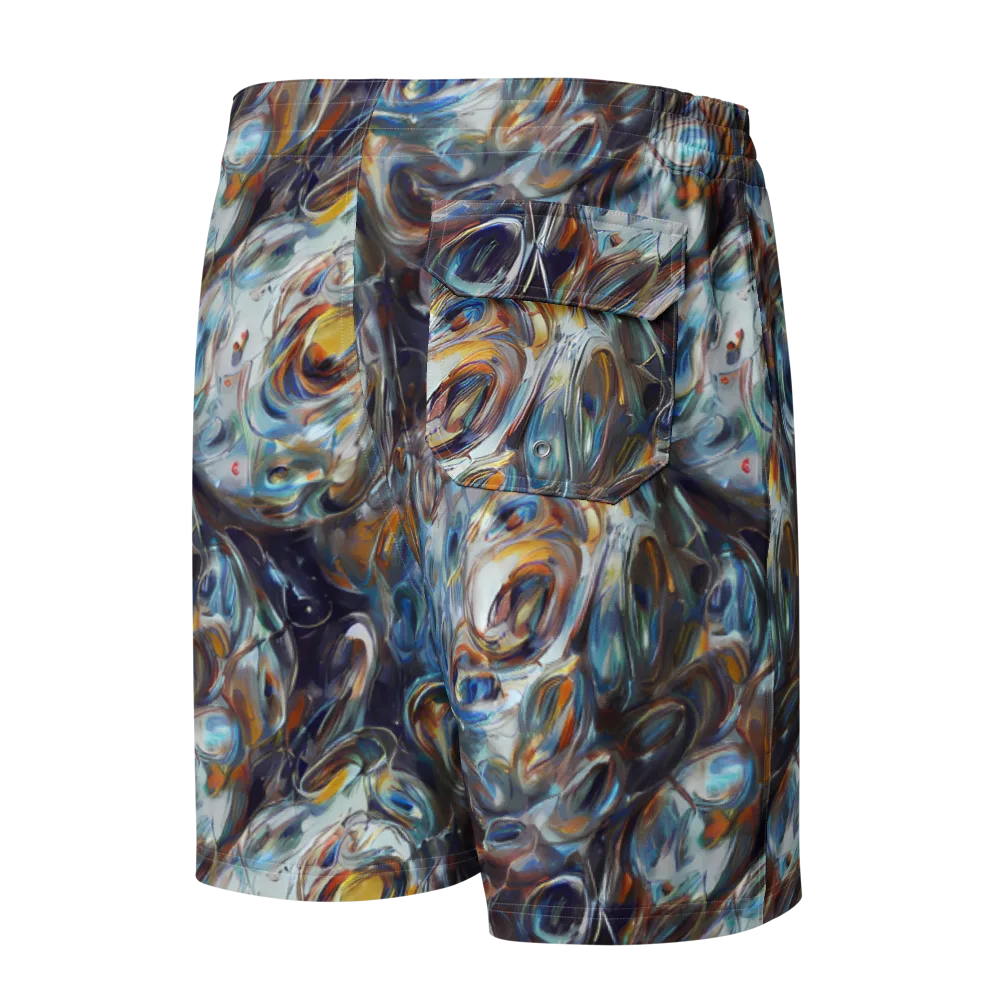 Mercury Bloom on Men's Board Shorts — Back