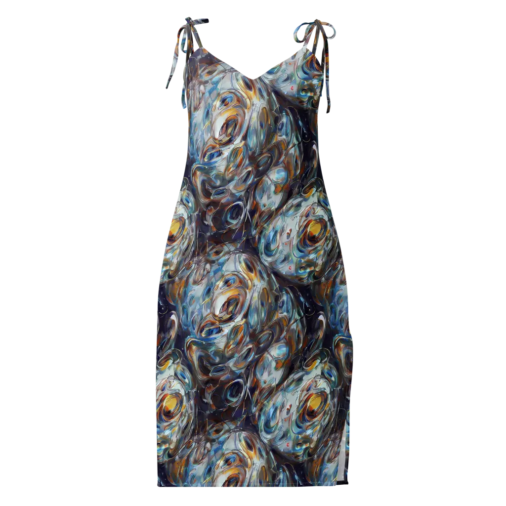 Mercury Bloom on Slip Dress — Front