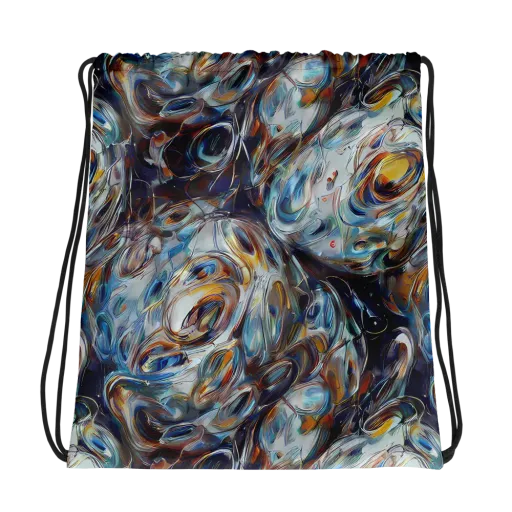 Mercury Bloom on a Drawstring Bag