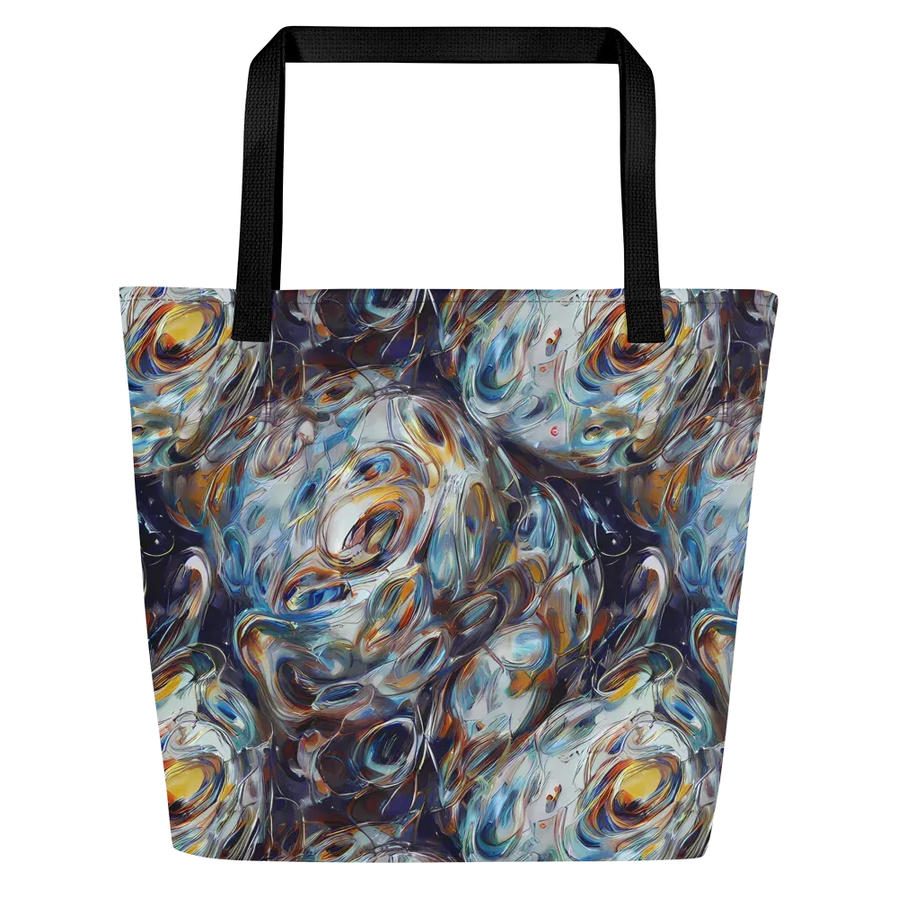 Mercury Bloom on Large Tote Bag W/ Pocket — Front