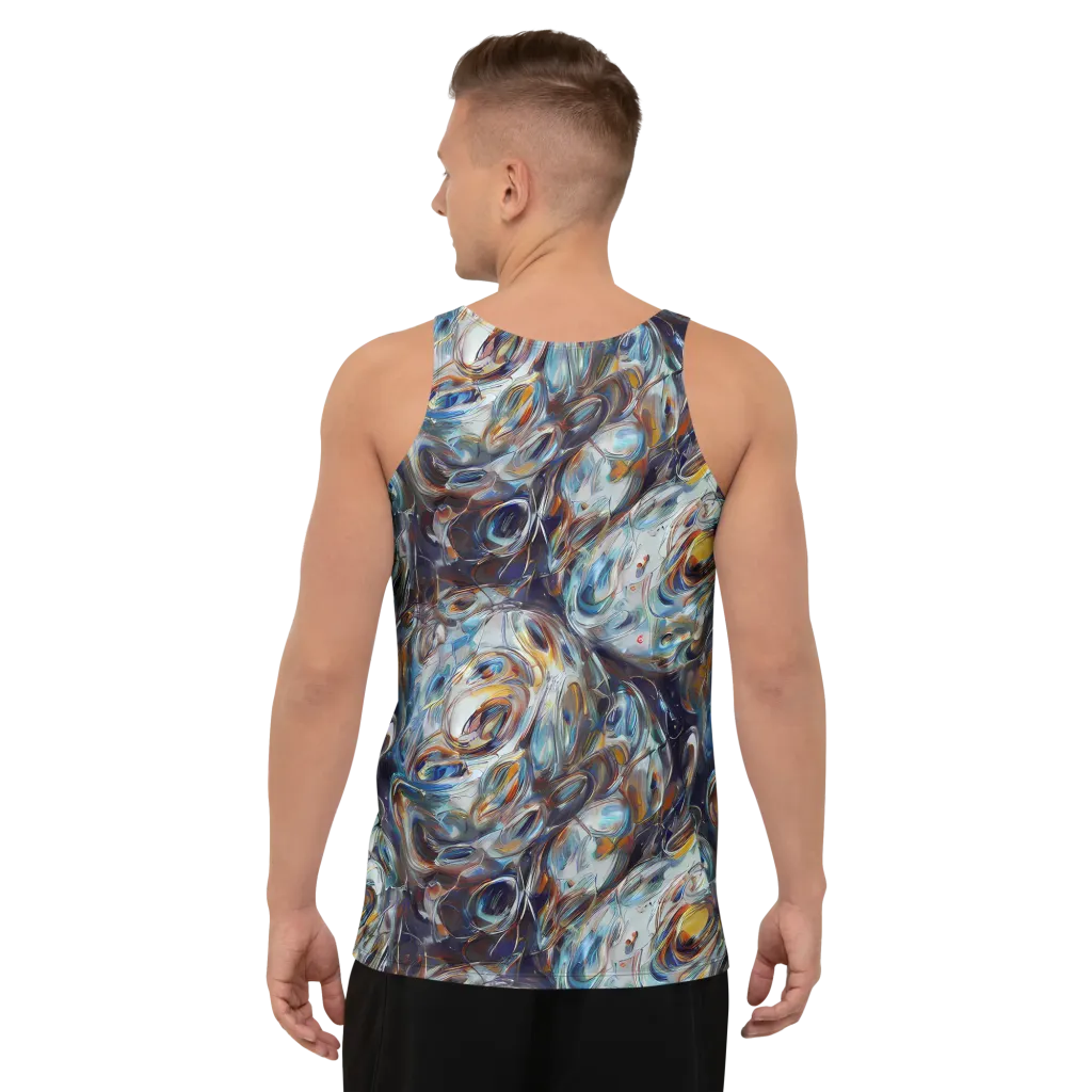 Mercury Bloom on Men's Tank Top — Back