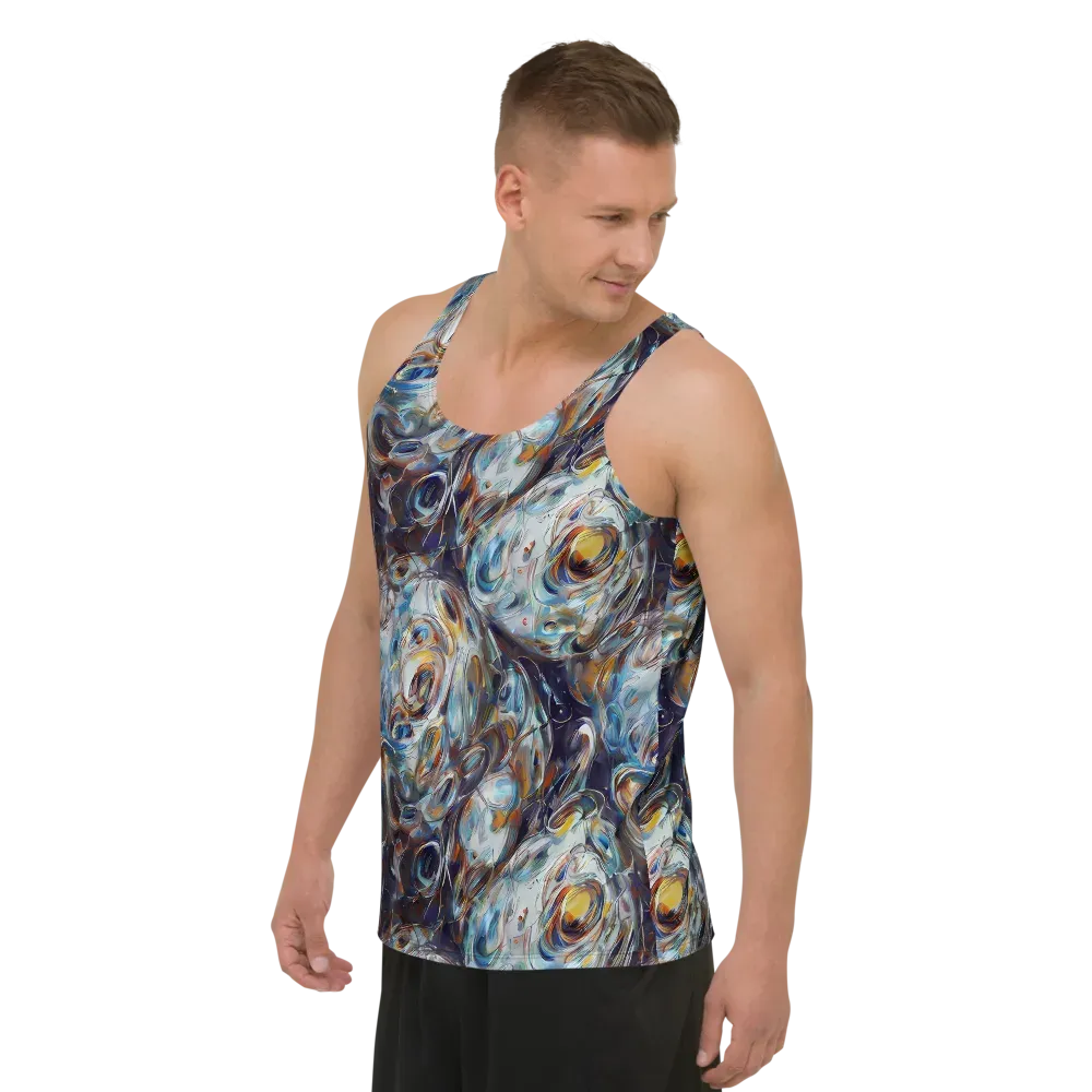 Mercury Bloom on Men's Tank Top — Left Front