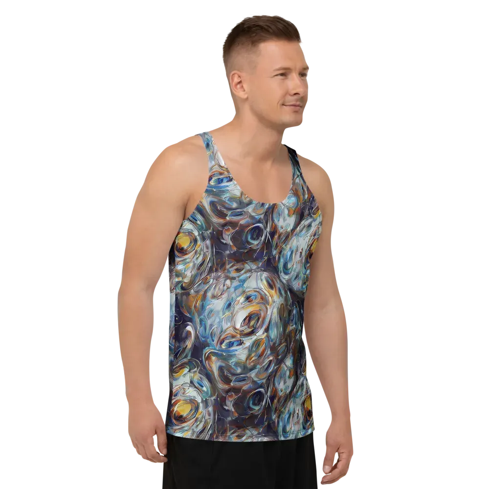 Mercury Bloom on Men's Tank Top — Right Front