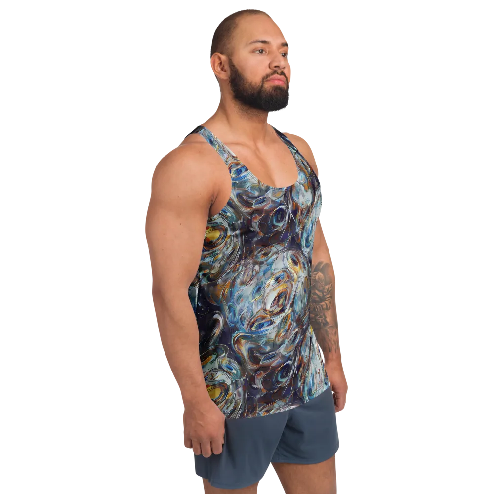 Mercury Bloom on Men's Tank Top — Right Front