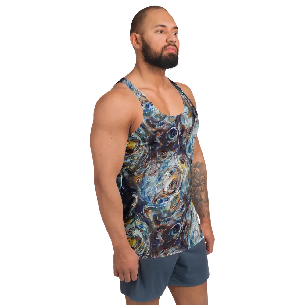 Mercury Bloom on Men's Tank Top — Right Front