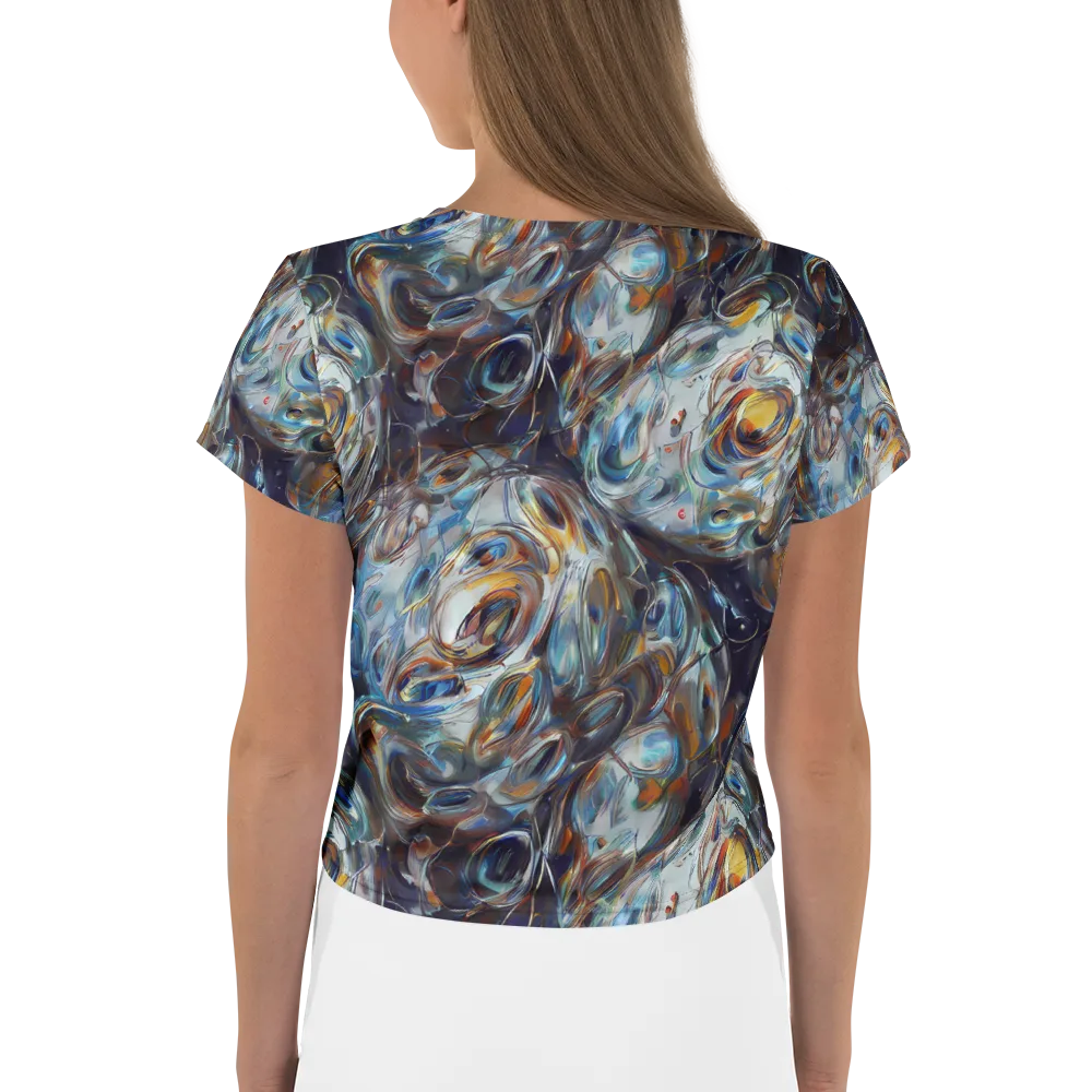 Mercury Bloom on Crop Tee — Back