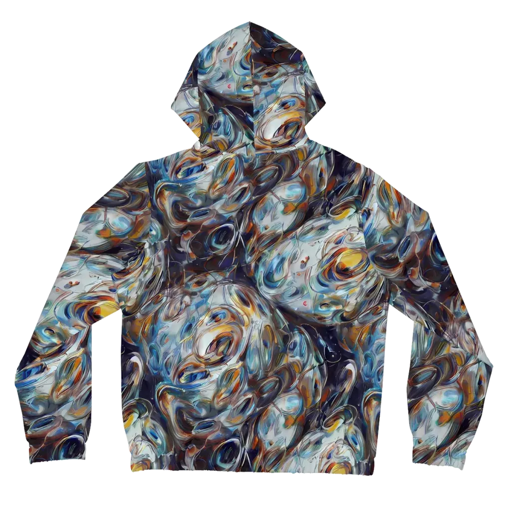 Mercury Bloom on Women's Full-Zip Hoodie — Back