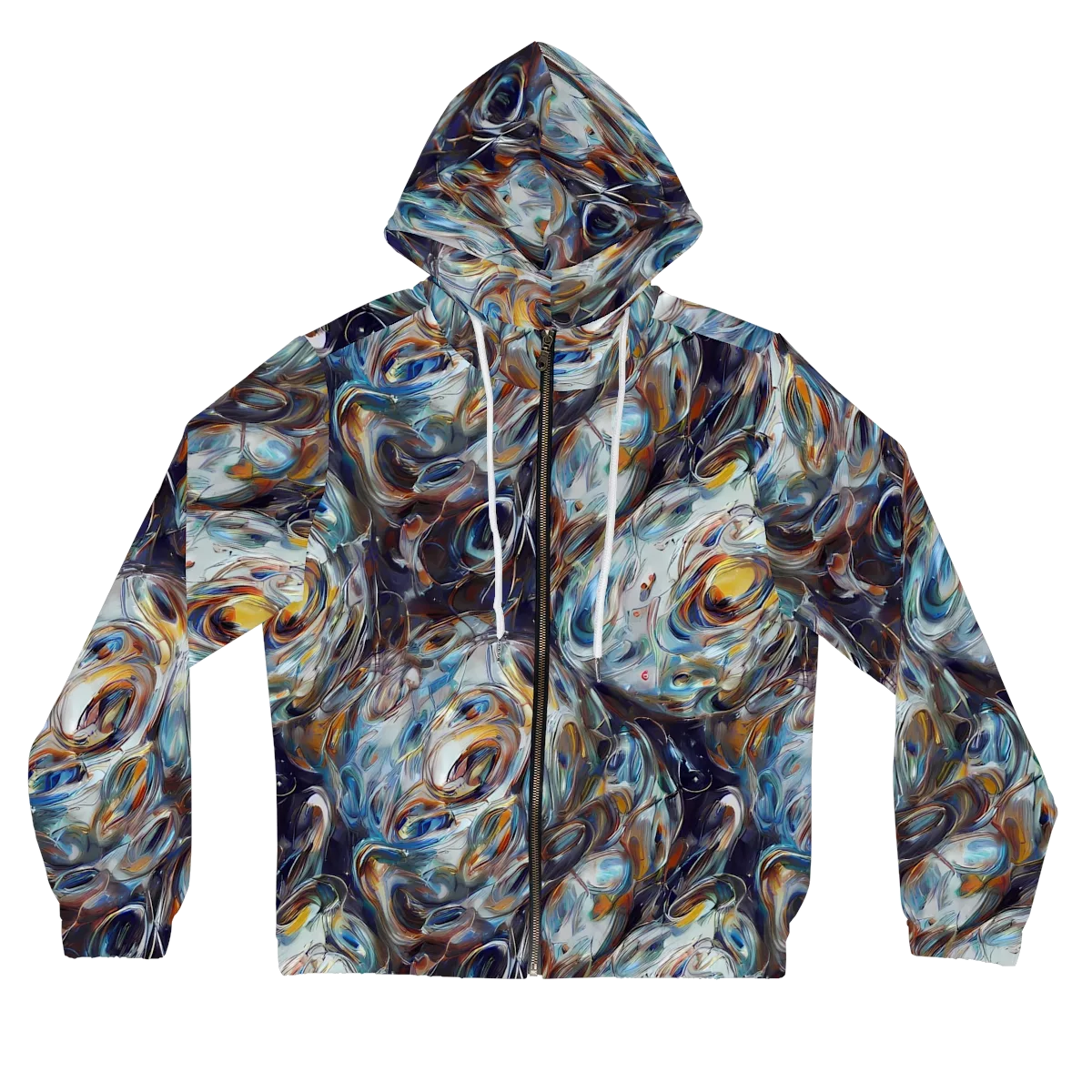 Mercury Bloom on Women's Full-Zip Hoodie — Front