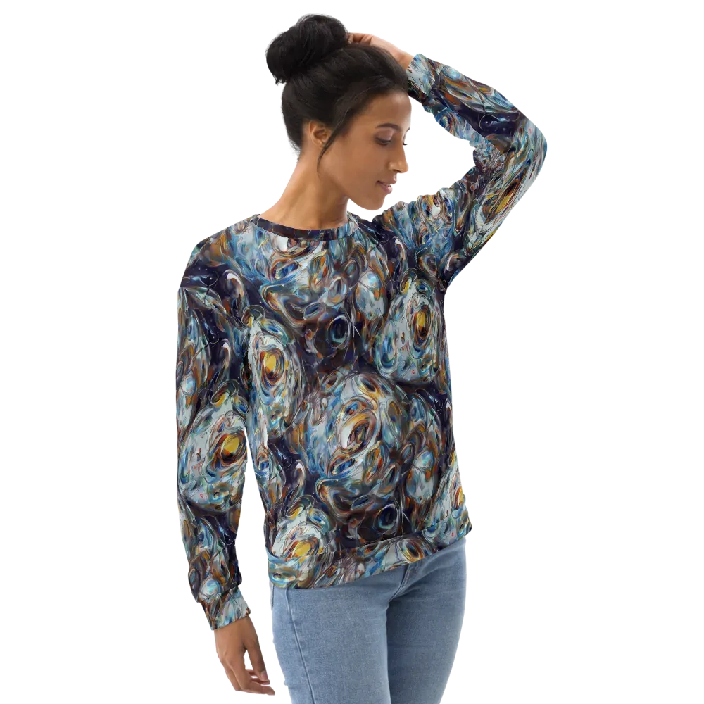 Mercury Bloom on Sweatshirt — Right Front