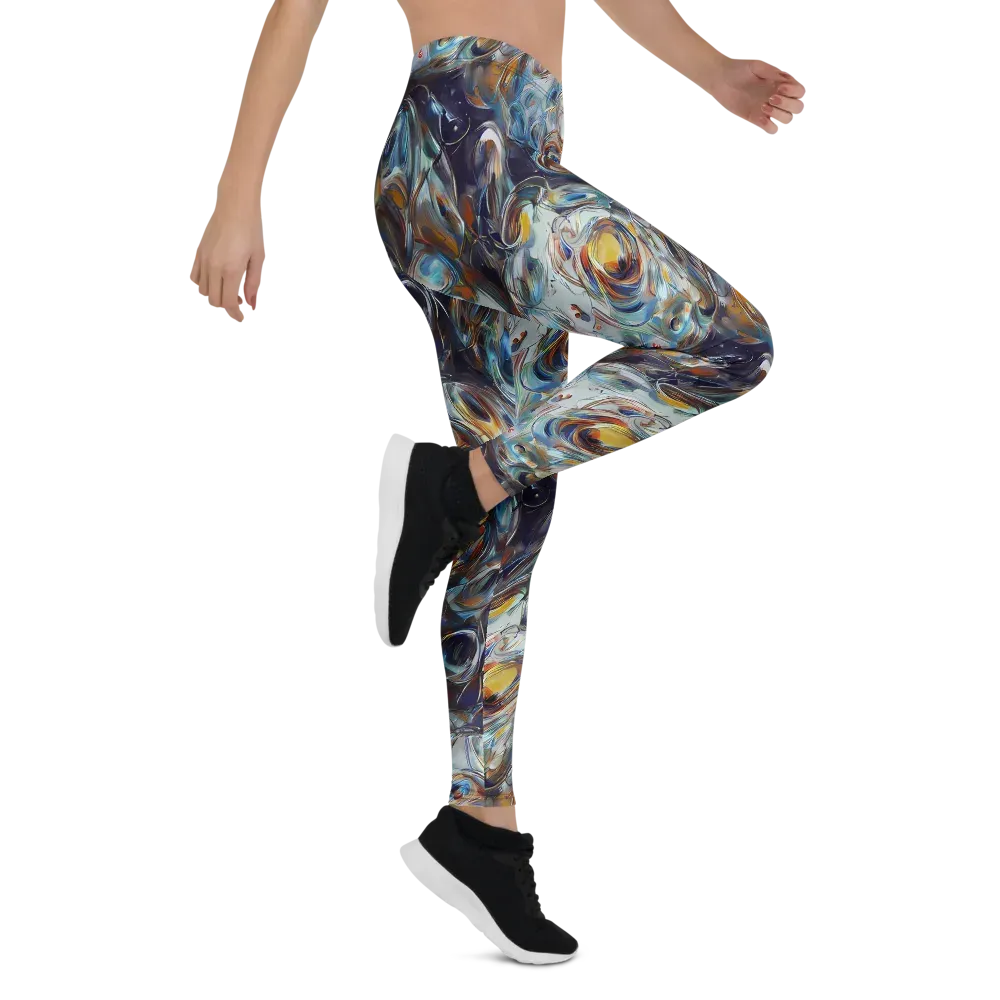 Mercury Bloom on Leggings — Right