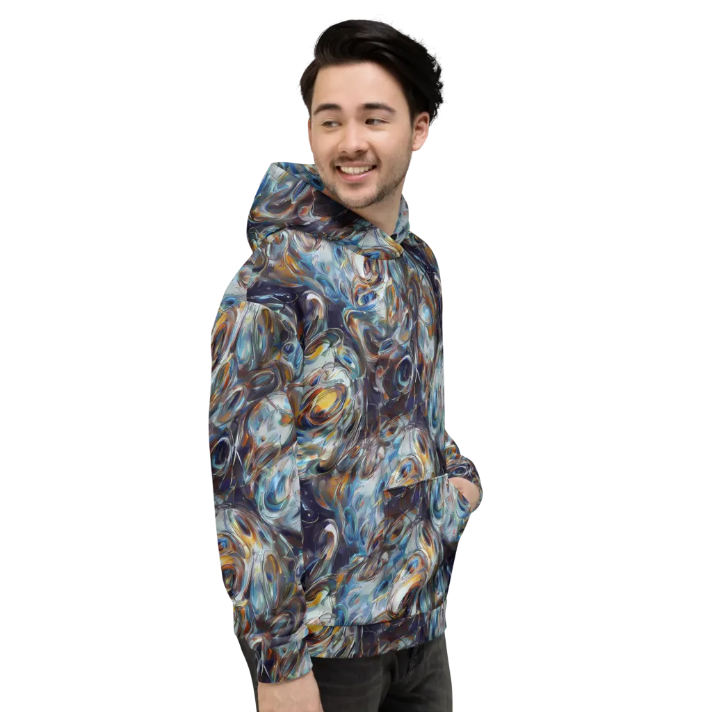Mercury Bloom on Hoodie — Right