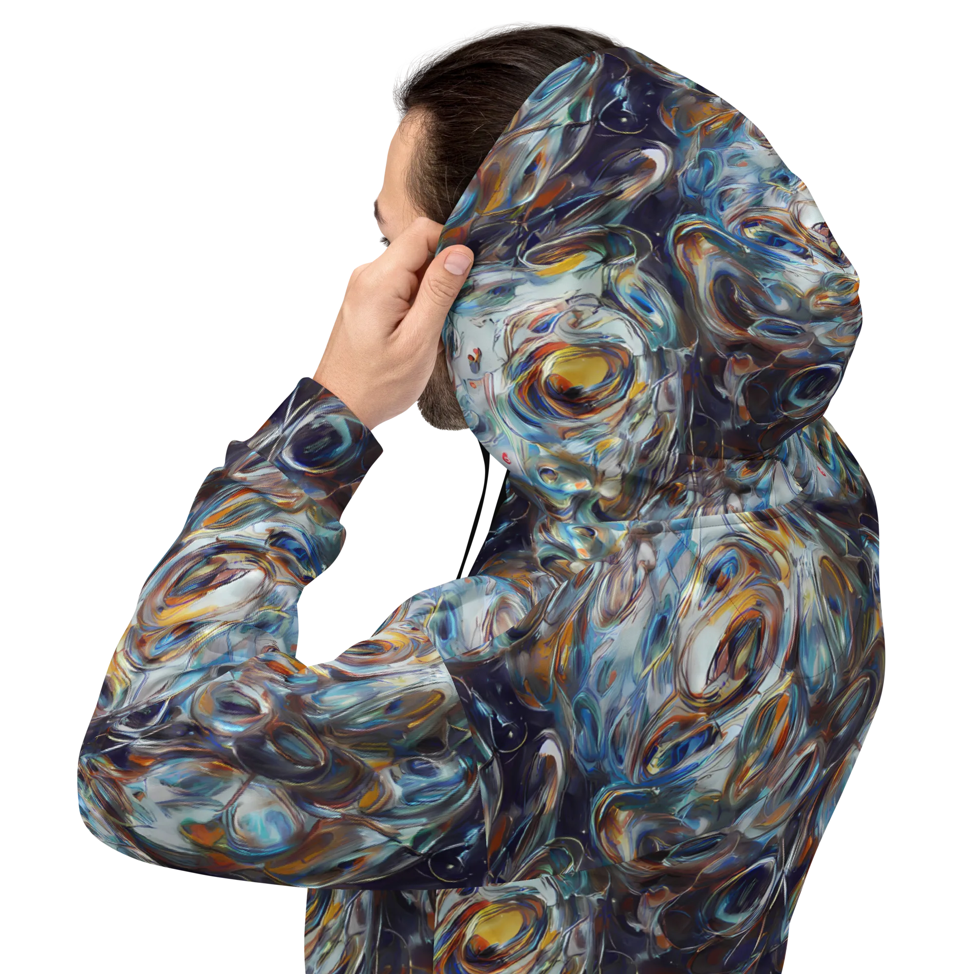 Mercury Bloom on Hoodie — Back