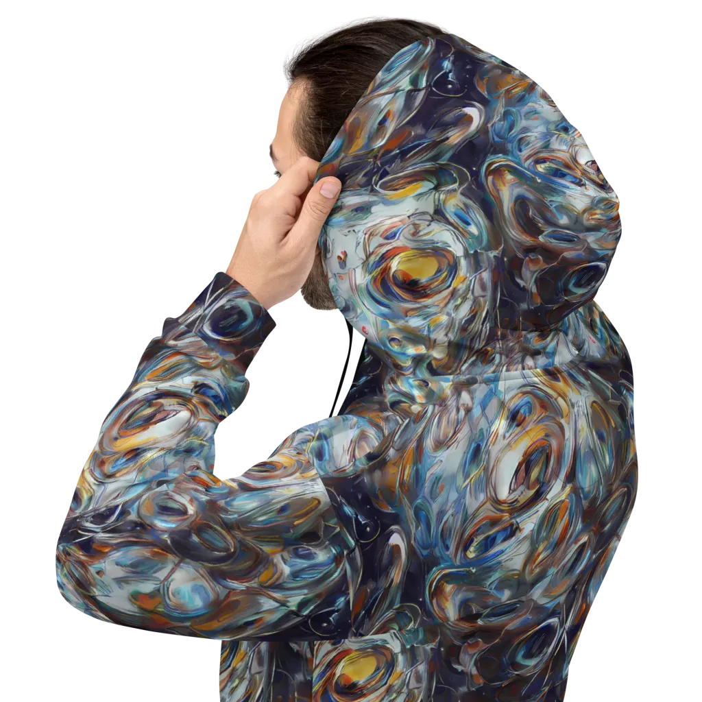 Mercury Bloom on Hoodie — Back