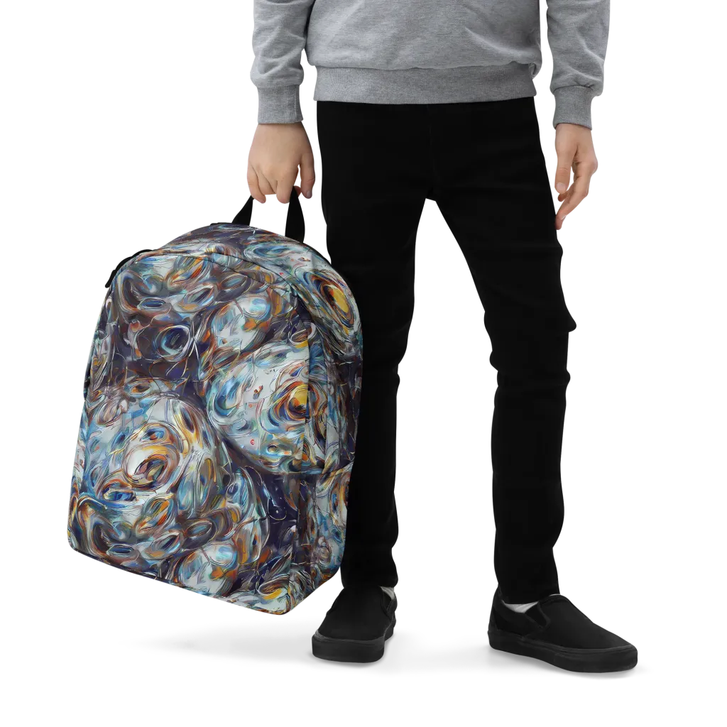 Mercury Bloom on Minimalist Backpack — Zoomed-in