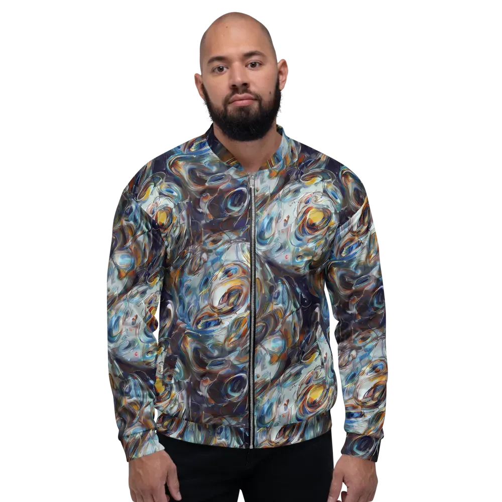 Mercury Bloom on Bomber Jacket — Front