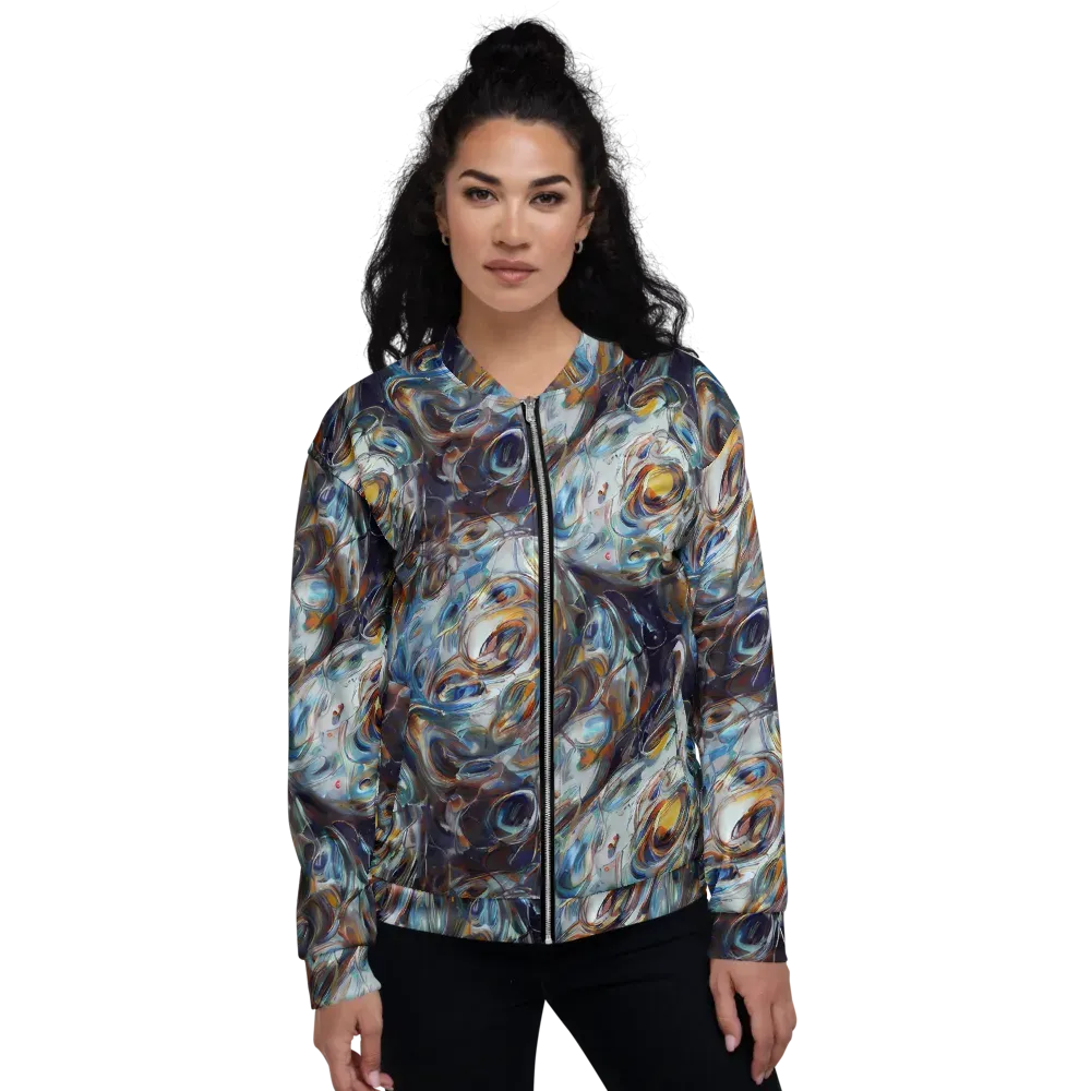 Mercury Bloom on Bomber Jacket — Front