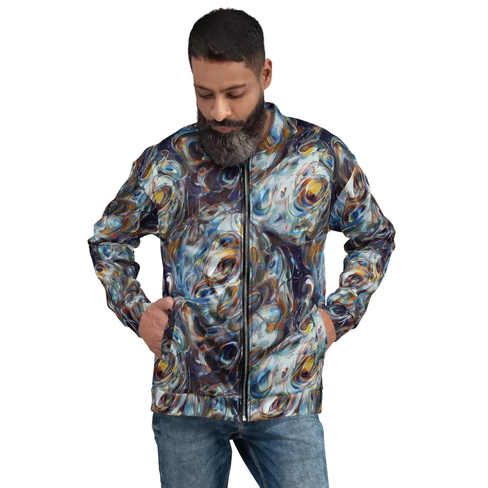 Mercury Bloom on Bomber Jacket — Front
