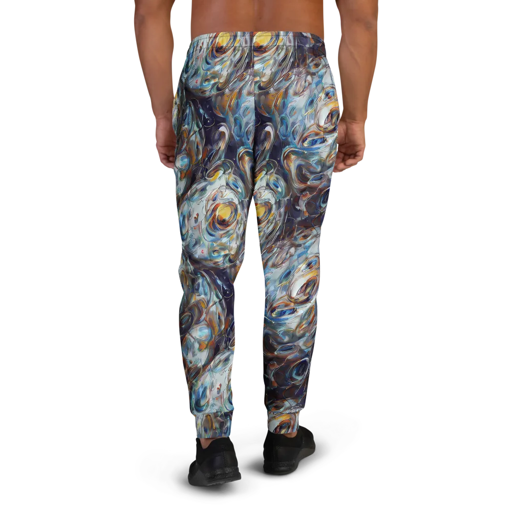 Mercury Bloom on Men's Joggers — Back