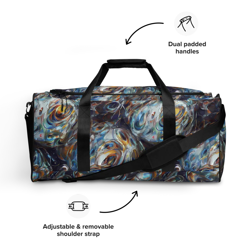 Mercury Bloom on Duffle Bag — Front