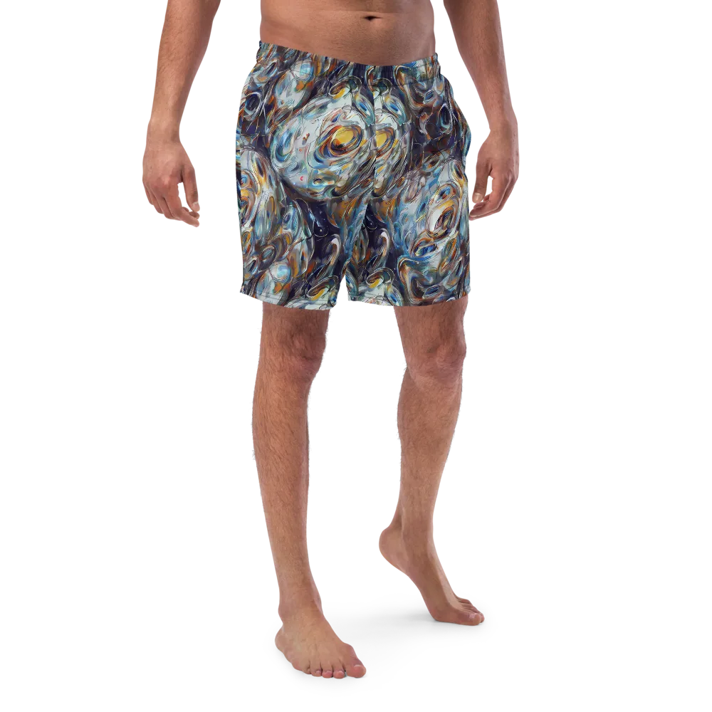 Mercury Bloom on Swim Trunks — Front