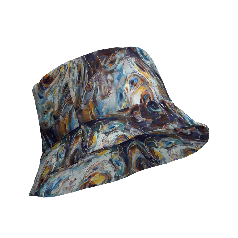 Mercury Bloom on Reversible Bucket Hat — Product details Outside
