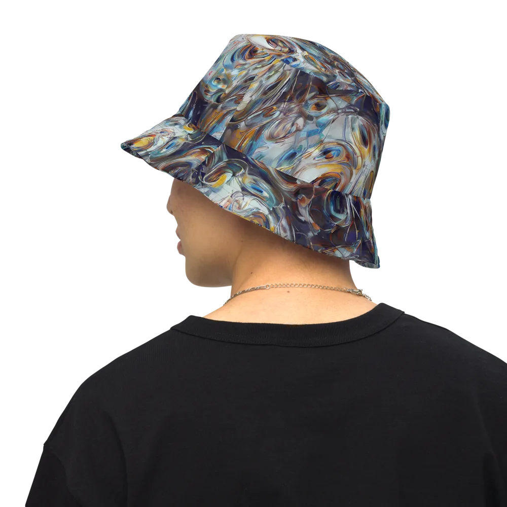 Mercury Bloom on Reversible Bucket Hat — Back Inside