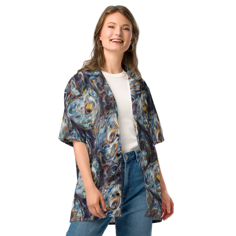 Mercury Bloom on Button Shirt — Front