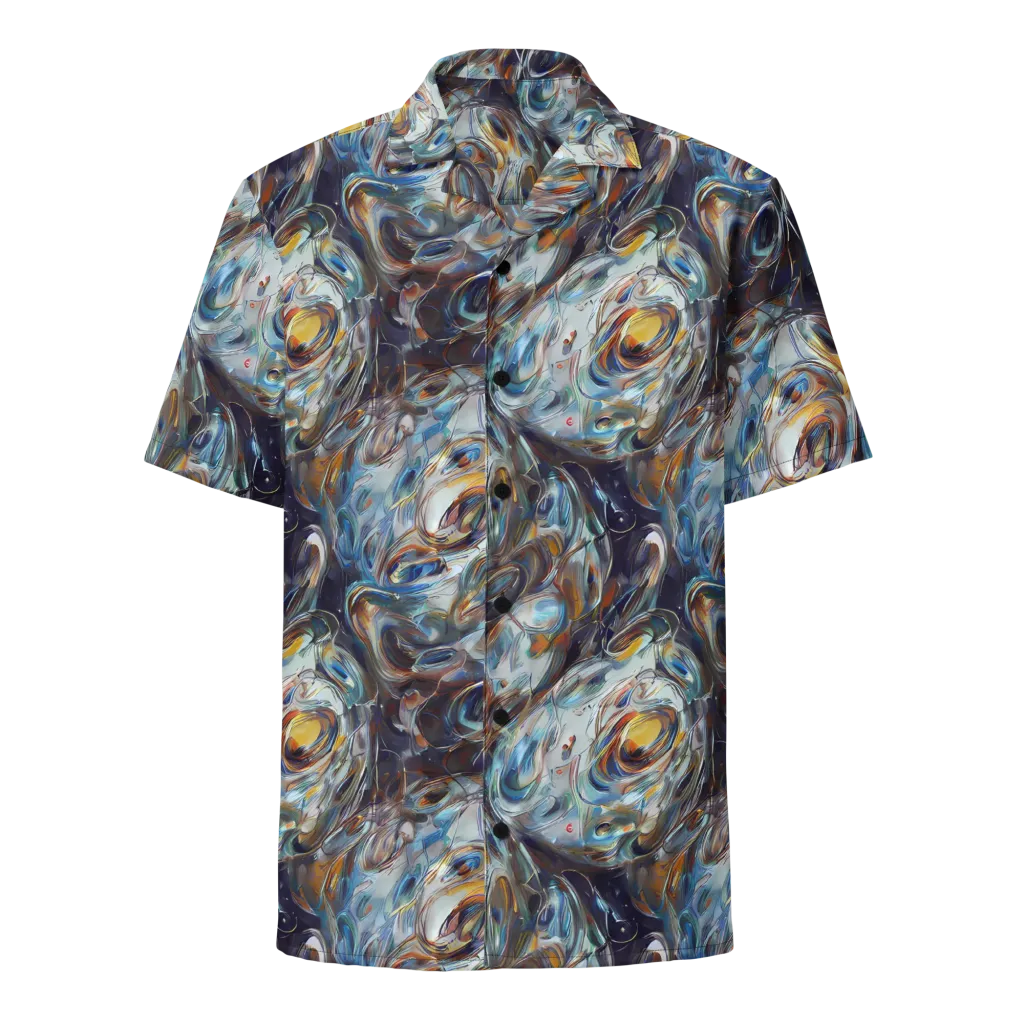 Mercury Bloom on Button Shirt — Front