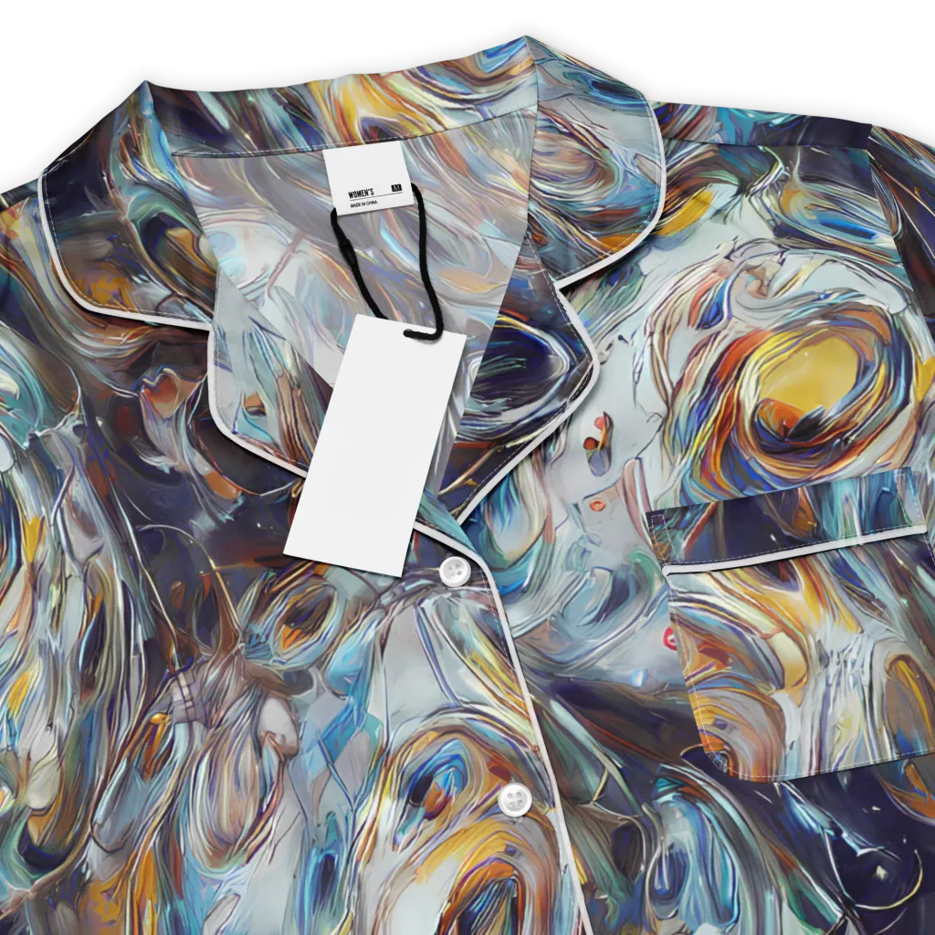 Mercury Bloom on Women's Short Sleeve Pajama Top — Product details