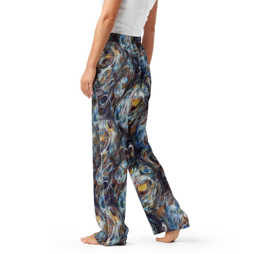 Mercury Bloom on Women's Pajama Pants — Left