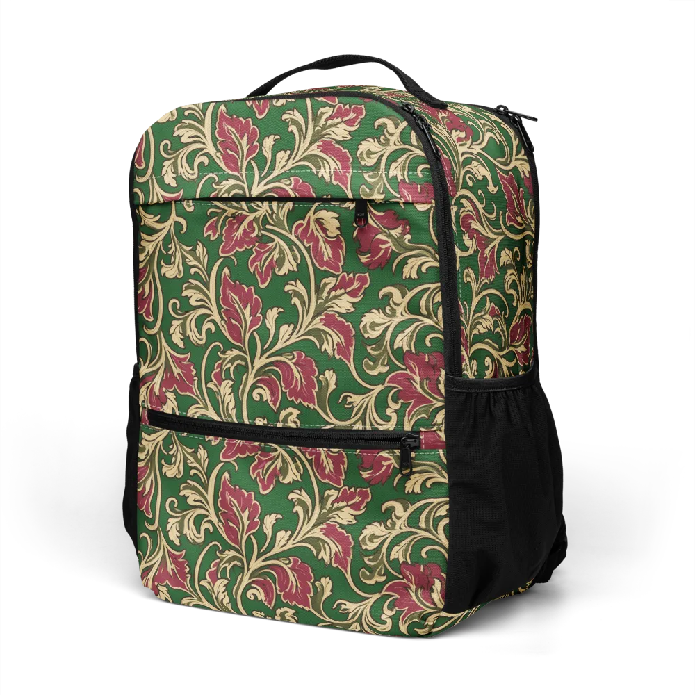Emerald Rococo on Utility Backpack — Left Front