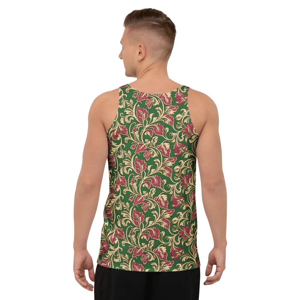 Emerald Rococo on Men's Tank Top — Back