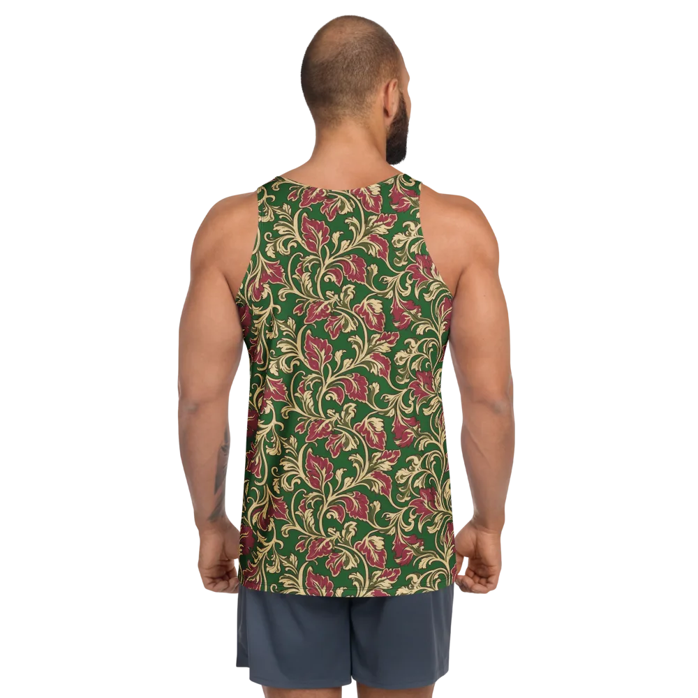 Emerald Rococo on Men's Tank Top — Back