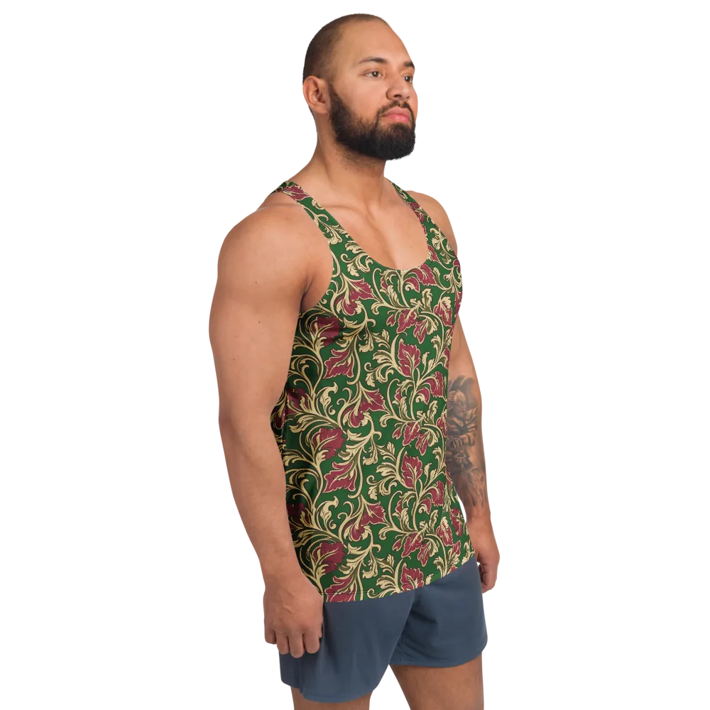 Emerald Rococo on Men's Tank Top — Right Front
