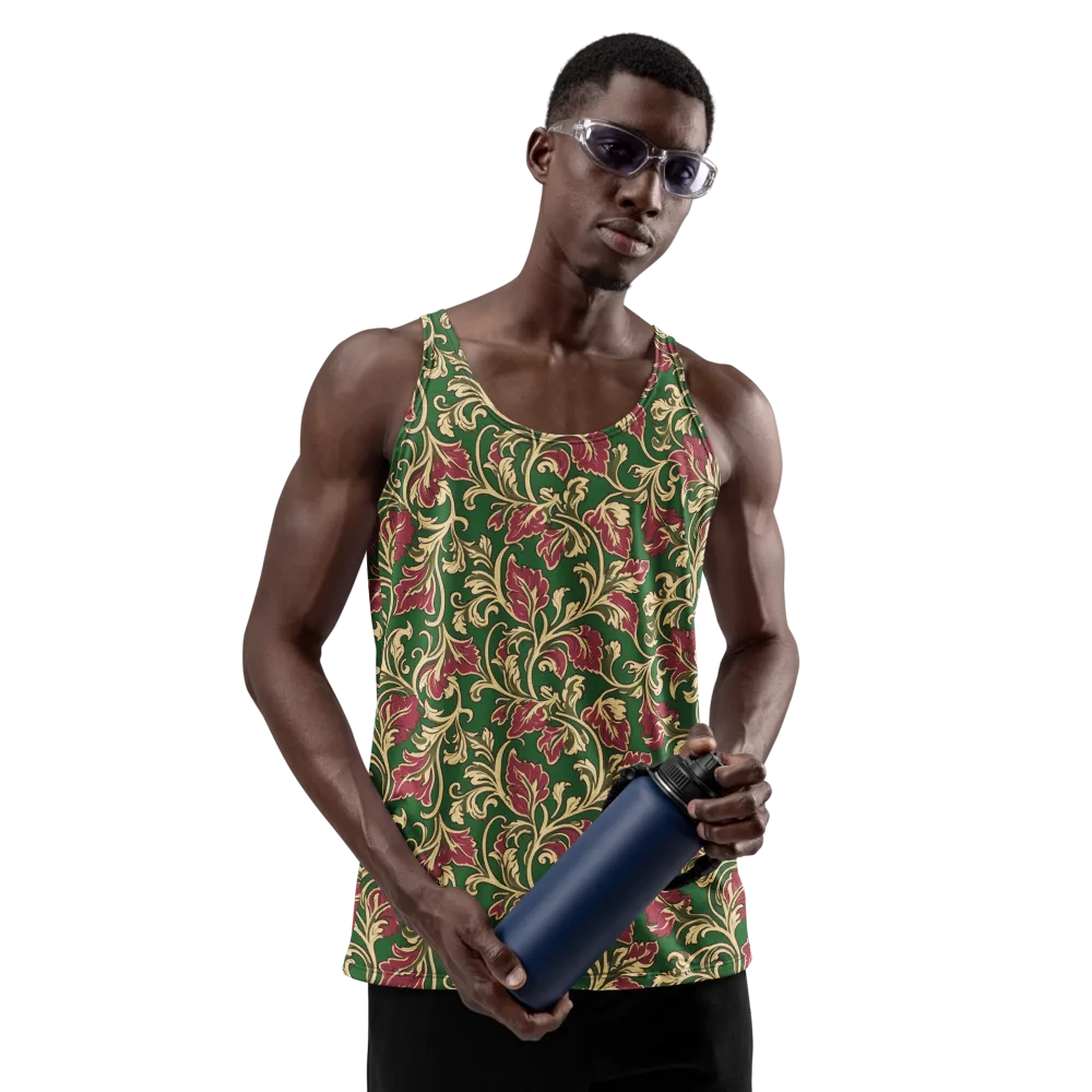 Emerald Rococo on Men's Tank Top — Front