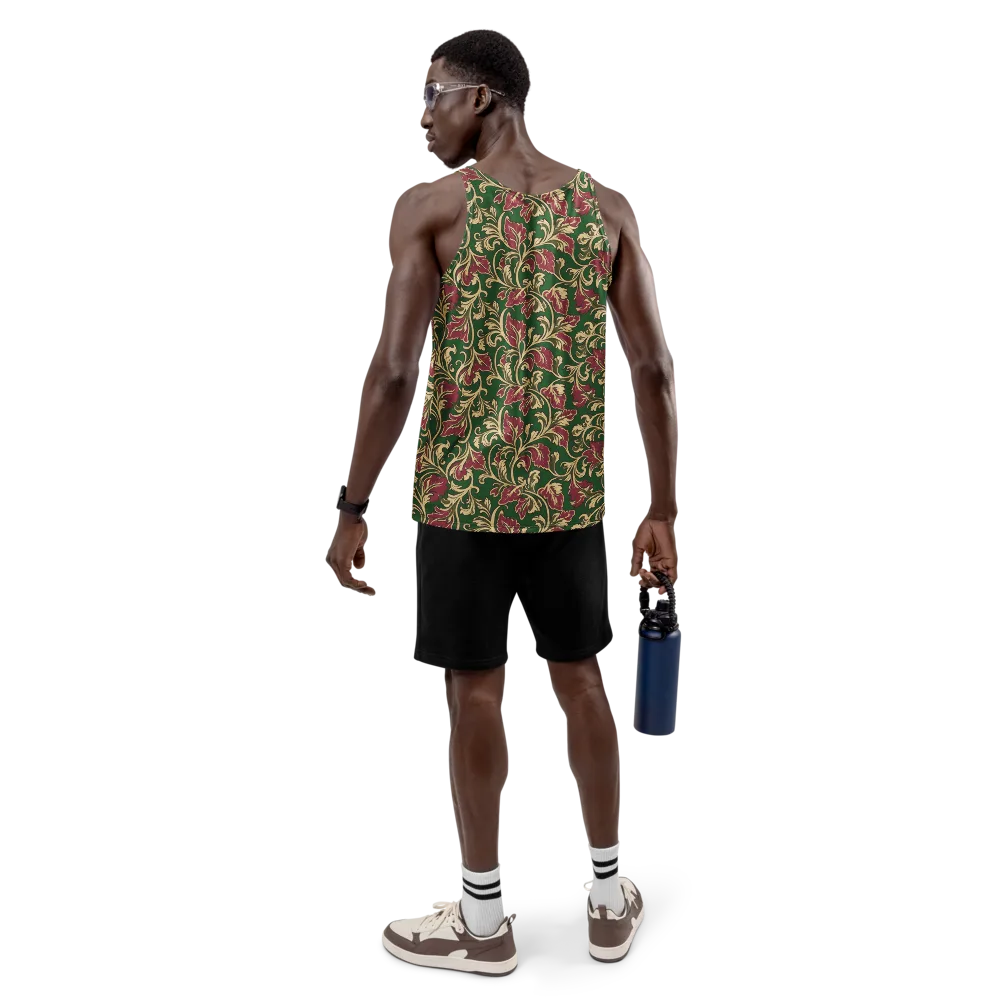 Emerald Rococo on Men's Tank Top — Back