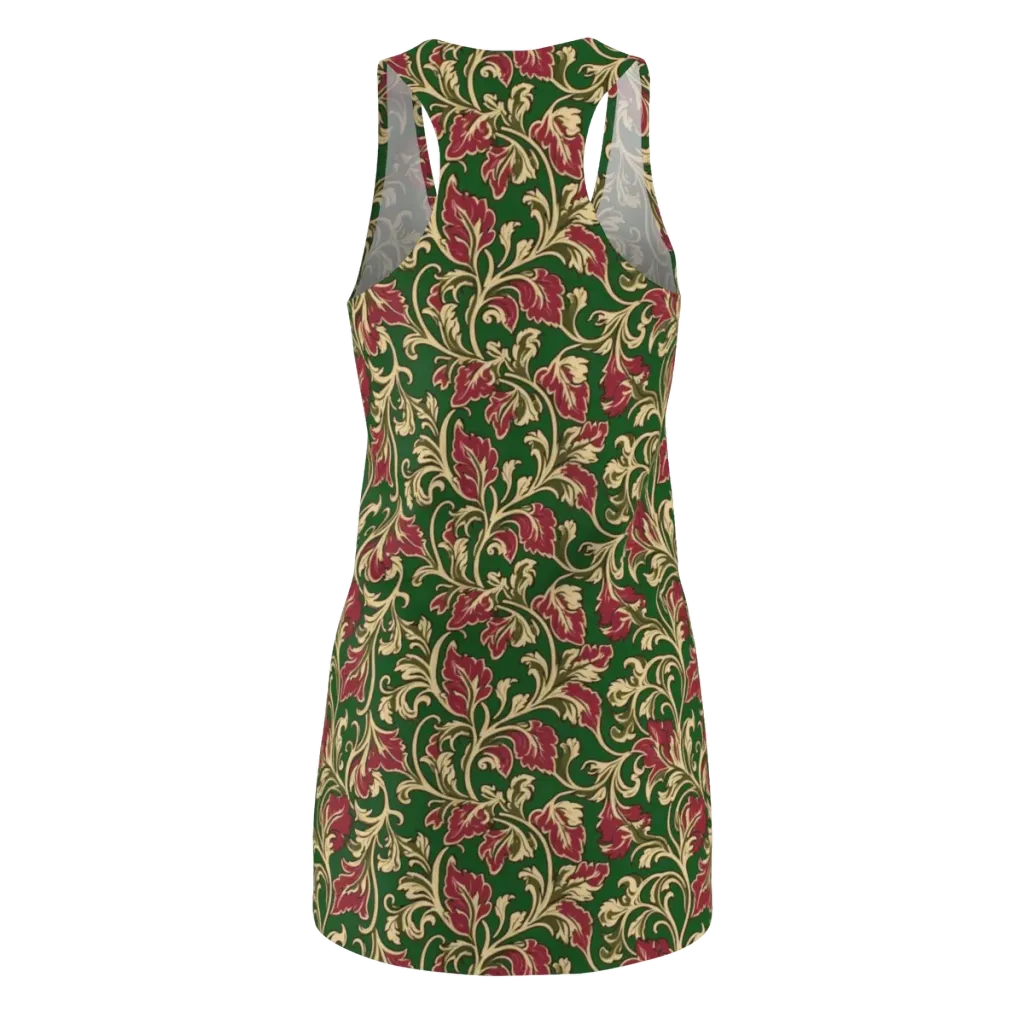 Emerald Rococo on Racerback Dress — Back