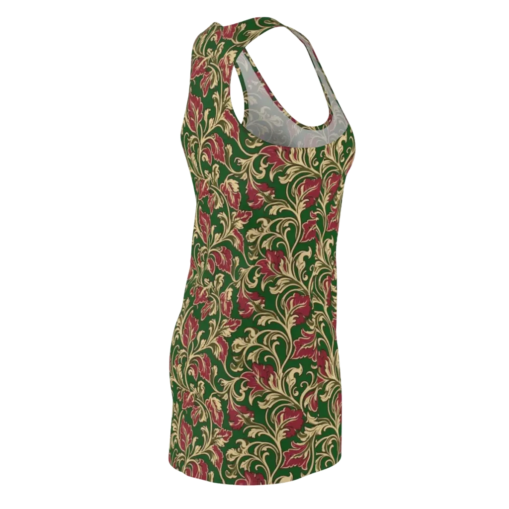 Emerald Rococo on Racerback Dress — Back Side
