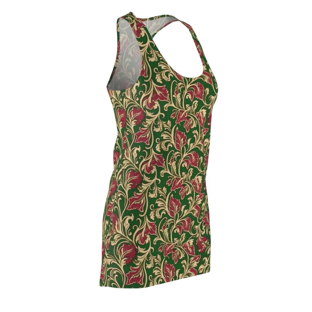 Emerald Rococo on Racerback Dress — Front Side