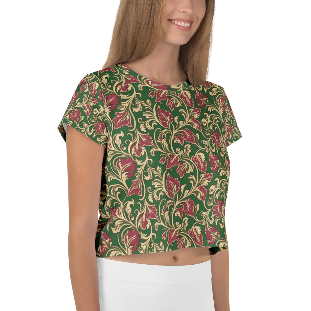 Emerald Rococo on Crop Tee — Right