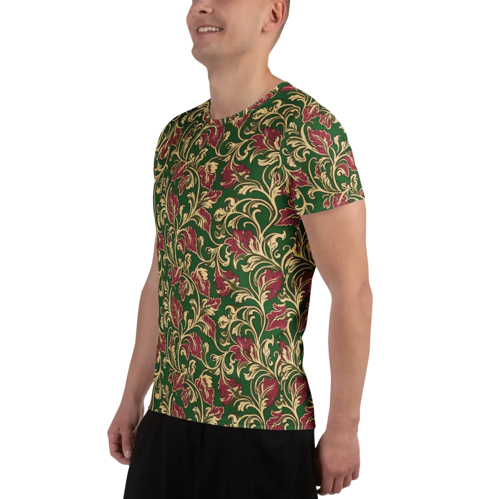 Emerald Rococo on Men's Athletic T-Shirt — Left