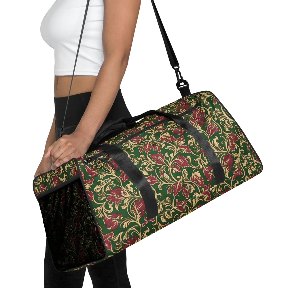 Emerald Rococo on Duffle Bag — Front