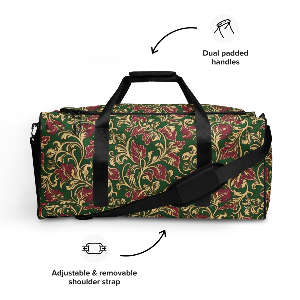 Emerald Rococo on Duffle Bag — Front