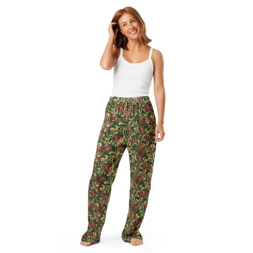 Emerald Rococo on a Women's Pajama Pants