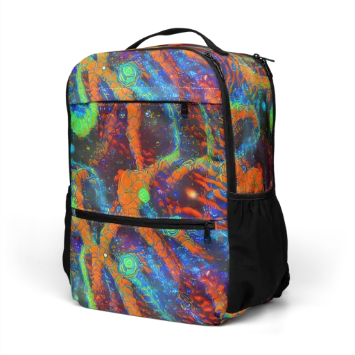 Flame Galaxy on a Utility Backpack