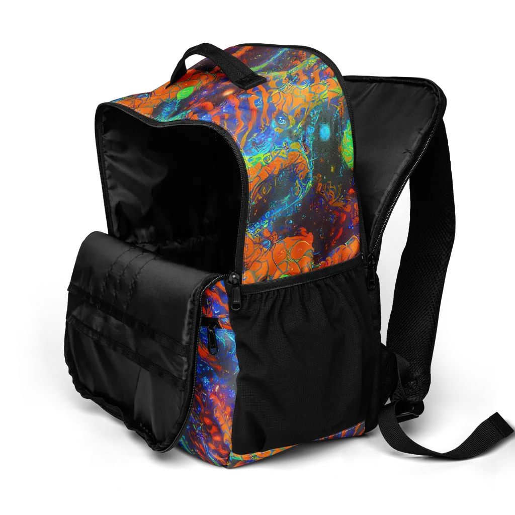 Flame Galaxy on Utility Backpack — Product details 2