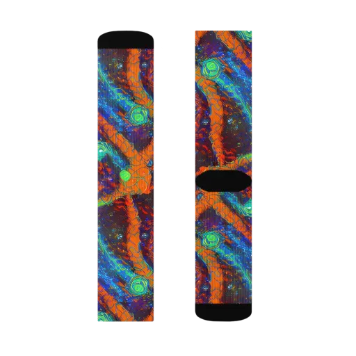 Flame Galaxy on a Socks